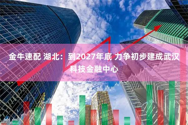 金牛速配 湖北：到2027年底 力争初步建成武汉科技金融中心