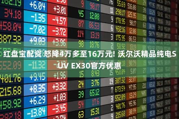 红盘宝配资 怒降4万多至16万元! 沃尔沃精品纯电SUV EX30官方优惠